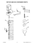 Diagram for 06 - Motor And Ice Container Parts