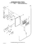 Diagram for 08 - Dispenser Front Parts