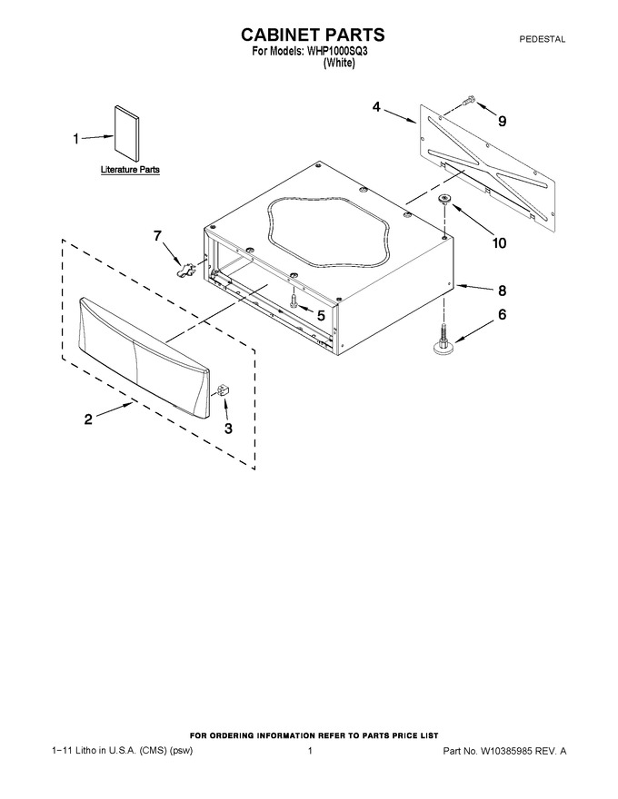 Diagram for WHP1000SQ3