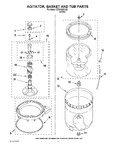 Diagram for 03 - Agitator, Basket And Tub Parts