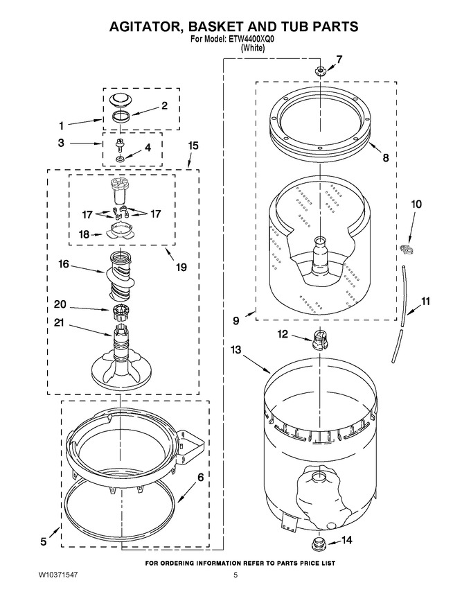 Diagram for ETW4400XQ0