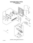 Diagram for 08 - Dispenser Front Parts