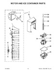 Diagram for 06 - Motor And Ice Container Parts