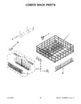 Diagram for 11 - Lower Rack Parts