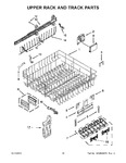 Diagram for 10 - Upper Rack And Track Parts