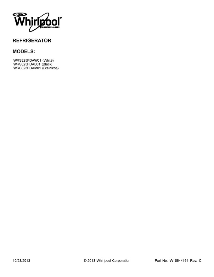 Diagram for WRS325FDAM01