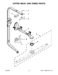 Diagram for 08 - Upper Wash And Rinse Parts