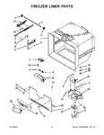 Diagram for 03 - Freezer Liner Parts