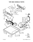 Diagram for 02 - Top And Console Parts