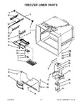 Diagram for 03 - Freezer Liner Parts