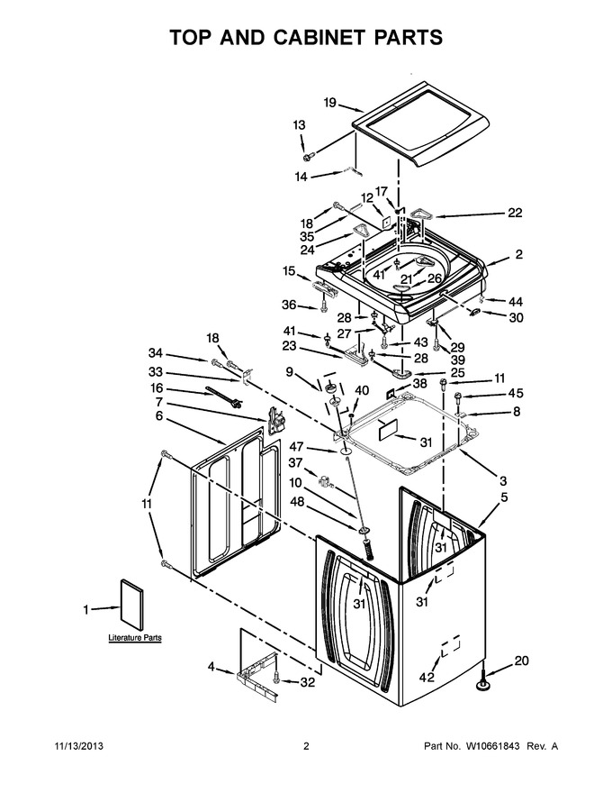 Diagram for WTW8500BR0