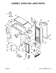 Diagram for 02 - Cabinet, Door And Liner Parts