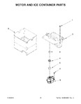 Diagram for 10 - Motor And Ice Container Parts