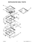 Diagram for 04 - Refrigerator Shelf Parts