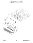 Diagram for 11 - Lower Rack Parts