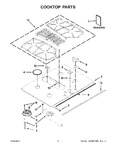 Diagram for 02 - Cooktop Parts