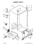 Diagram for 02 - Cabinet Parts