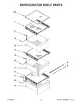 Diagram for 04 - Refrigerator Shelf Parts