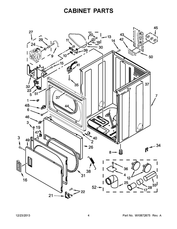 Diagram for 4KWED4900BW0