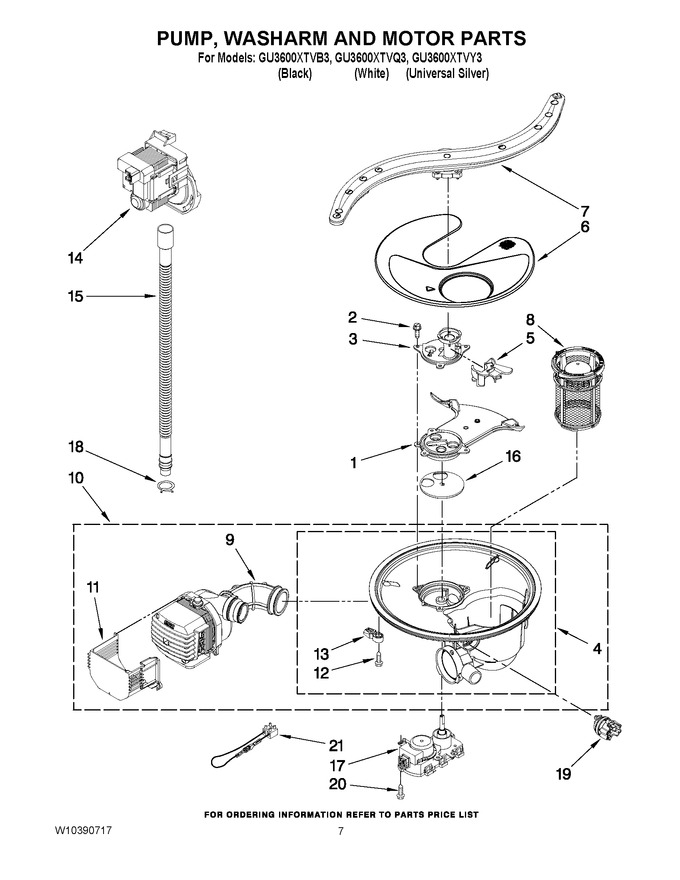 Diagram for GU3600XTVQ3