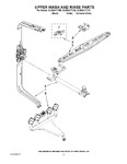 Diagram for 07 - Upper Wash And Rinse Parts