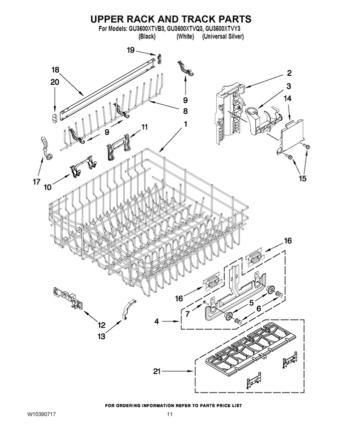 Diagram for GU3600XTVQ3