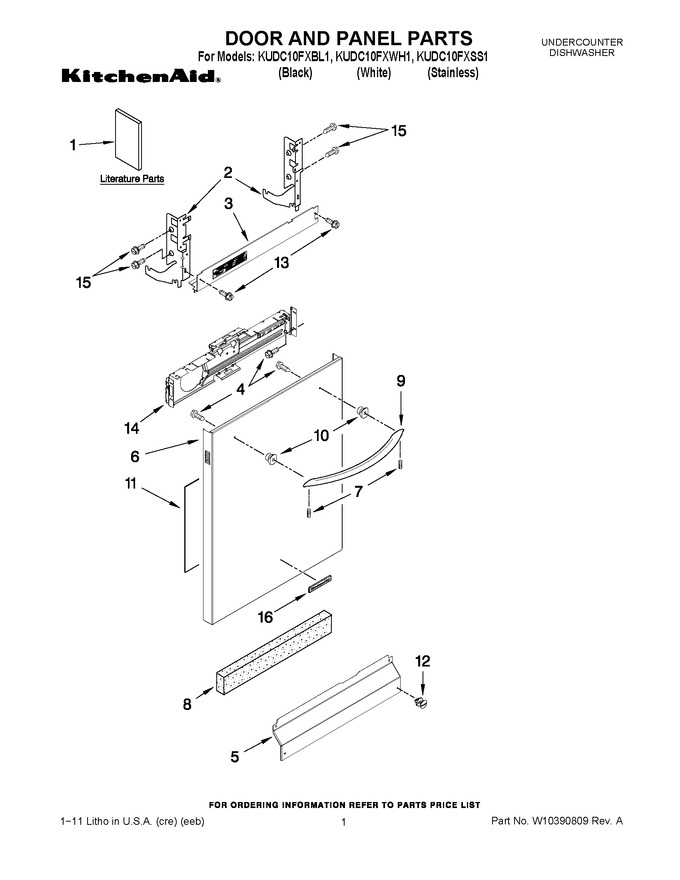 Diagram for KUDC10FXSS1