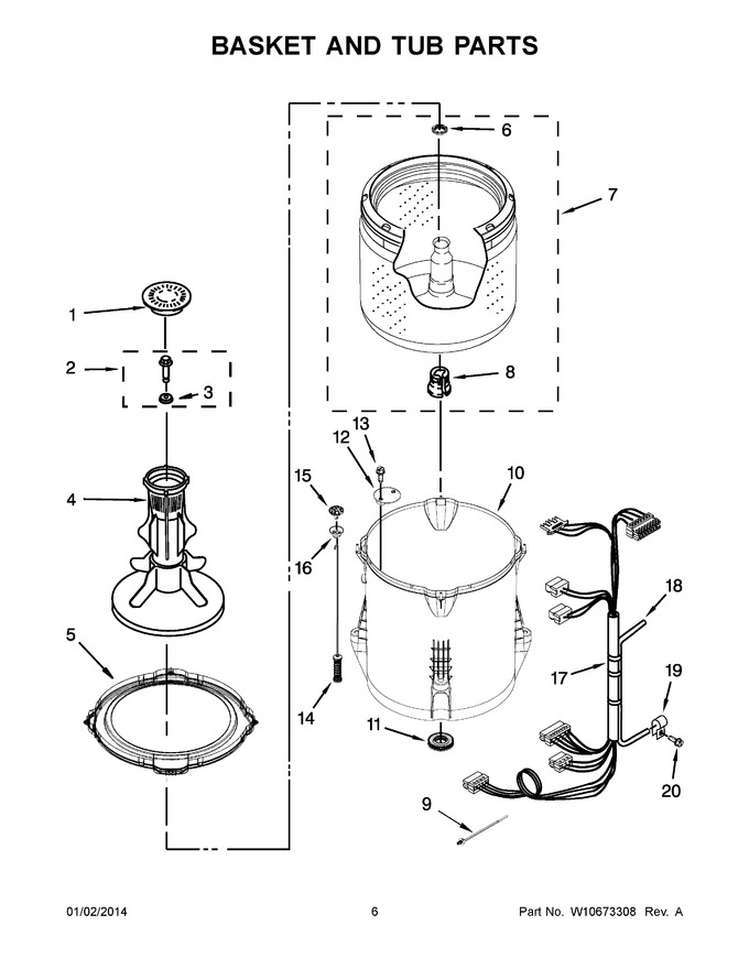 Diagram for CAW9244DW0