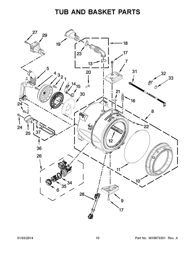 Diagram for WFW86HEBC2