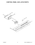 Diagram for 03 - Control Panel And Latch Parts