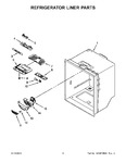 Diagram for 05 - Refrigerator Liner Parts