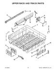 Diagram for 10 - Upper Rack And Track Parts