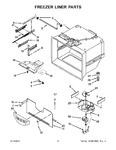 Diagram for 03 - Freezer Liner Parts