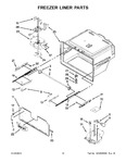 Diagram for 07 - Freezer Liner Parts