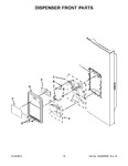 Diagram for 10 - Dispenser Front Parts