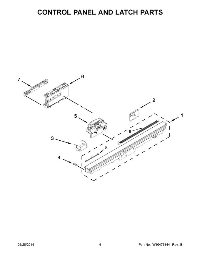 Diagram for KUDS30SXWH4