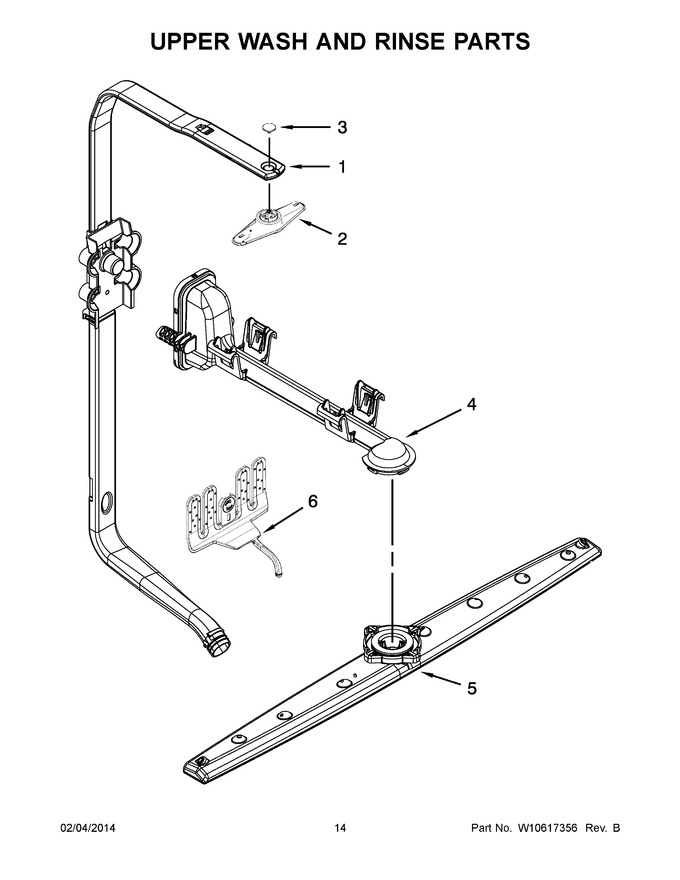 Diagram for WDF730PAYW6