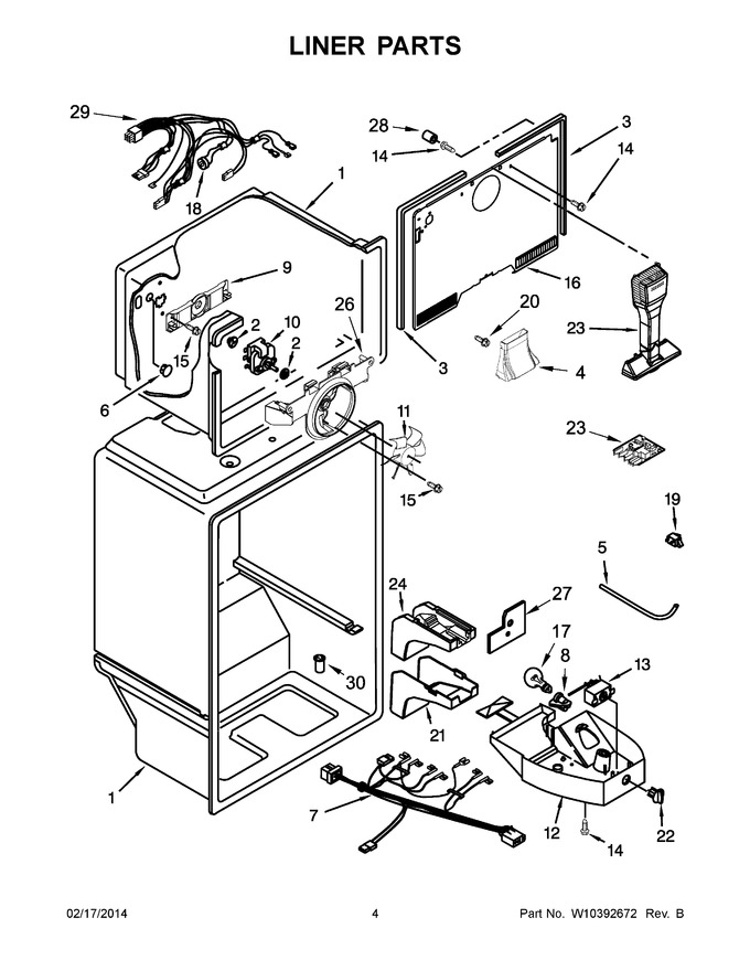 Diagram for WRT108TFYB00