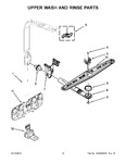 Diagram for 08 - Upper Wash And Rinse Parts