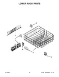 Diagram for 11 - Lower Rack Parts