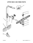 Diagram for 08 - Upper Wash And Rinse Parts