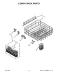 Diagram for 12 - Lower Rack Parts