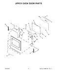 Diagram for 05 - Upper Oven Door Parts