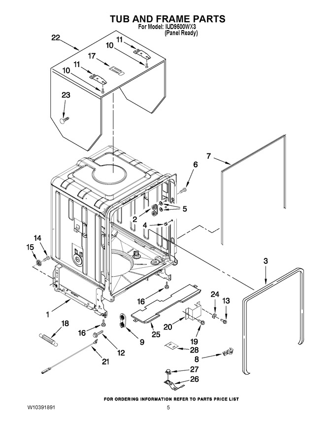 Diagram for IUD9500WX3