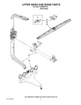 Diagram for 07 - Upper Wash And Rinse Parts