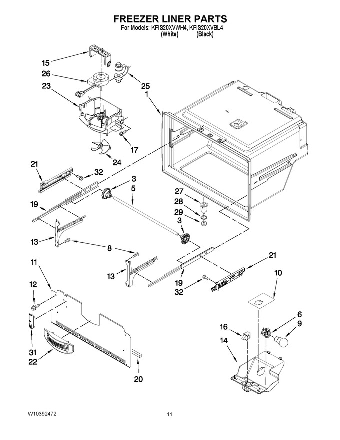 Diagram for KFIS20XVWH4