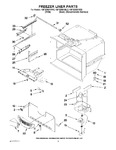 Diagram for 02 - Freezer Liner Parts