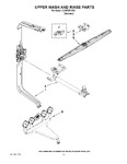 Diagram for 07 - Upper Wash And Rinse Parts