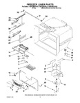 Diagram for 02 - Freezer Liner Parts