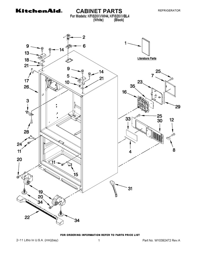 Diagram for KFIS20XVBL4